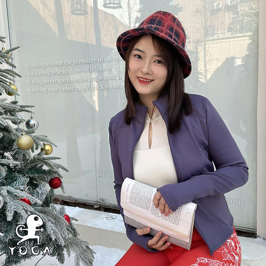 壁虎瑜伽【2412SY325】加绒高领修腰外套【5天发货】 商品图2