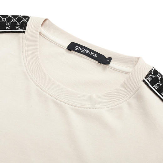 gxg.jeans男装夏季简约圆领短袖T恤JEX14400752 商品图2