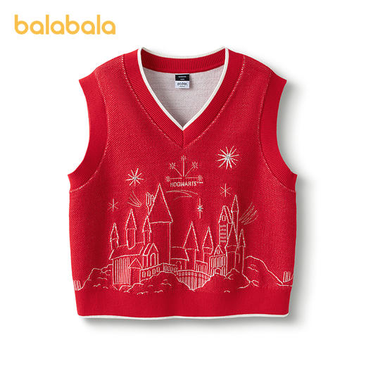 【哈利波特IP】巴拉巴拉儿童马甲女童背心2025新款春装潮 商品图1