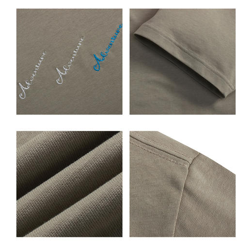 gxg.jeans男装2024年夏季新款圆领短袖T恤JEX14401682 商品图3