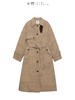 半圆/Z23405014/加厚长款过膝风衣式羽绒服 商品缩略图4