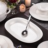 碗碟套装家用新款骨瓷餐具套装碗盘轻奢高档碗具组合送礼碗碟陶园梦-碧波微澜10人用50头骨质瓷餐具 商品缩略图6