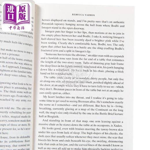 【中商原版】九重天系列2 铁焰 Iron Flame 英文原版 Rebecca Yarros 科罗拉多浪漫小说作家奖得主 奇幻小说 商品图9