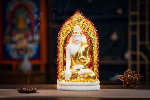 汉白玉释迦摆件 商品图0