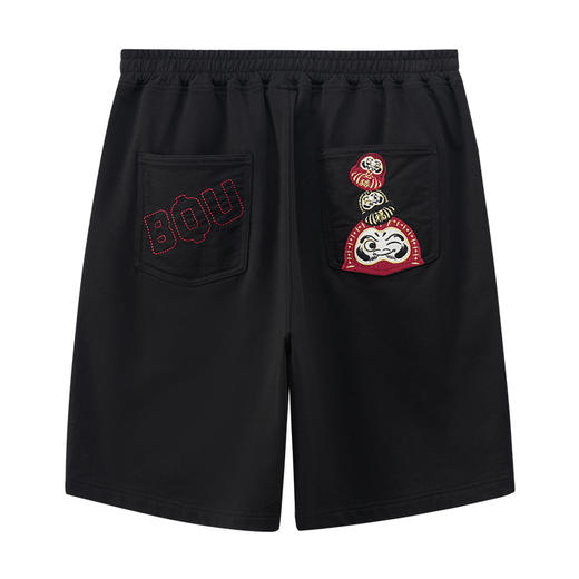 ONIARAI/鬼洗25春夏棒系列达摩叠叠乐打褶宽松针织短裤男 N540168 商品图3