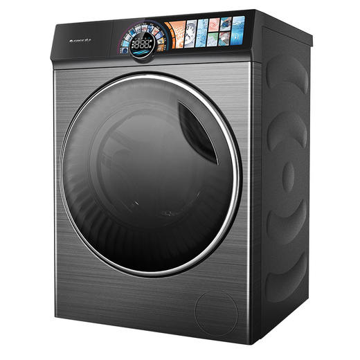格力·臻柔滚筒洗衣机 洗烘一体 10kg  XQG100-DWD1401Fa1（珍珠黑） 商品图2