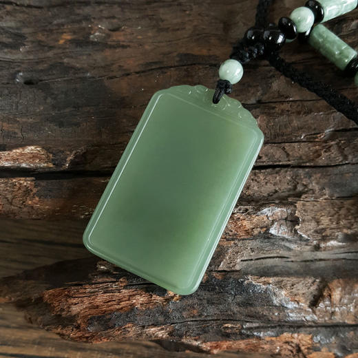 【天然正品】天然精品无杂裂青海料观音造型和田玉吊坠项链19.2*29.9*8.5MM（皆取最大值）男士现售价：980特价！051124NJM02 商品图7