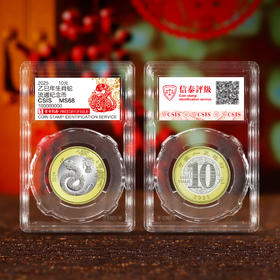 2025蛇年生肖纪念币 首日封装评级