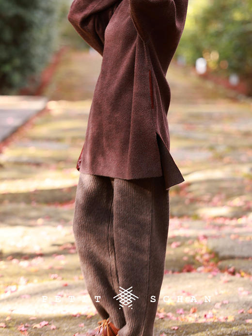 PETIT SCHAN小闪 CLO#688 Mommy's 妈妈牌 美利奴羊毛宽松针织奶奶裤萝卜裤 商品图3