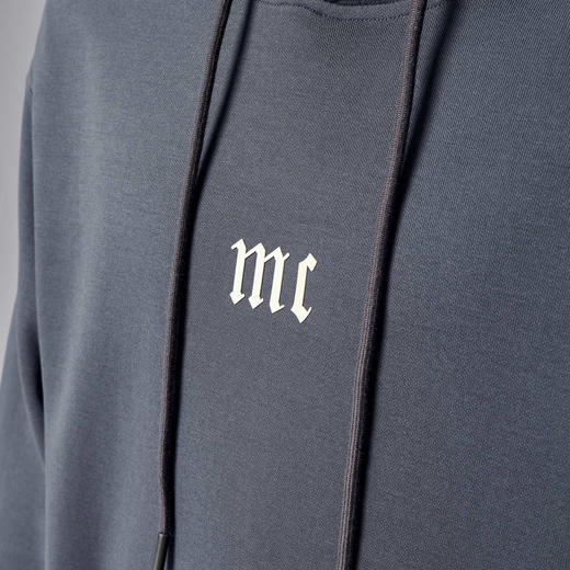 墨麦客男装字母印花男士休闲连帽卫衣秋季款基础休闲外套男 商品图2