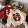 【YW】无忧购男女童可爱卡通针织衫毛衣加厚圆领新年服F0613（截单后7天发货)25年清仓捡漏 商品缩略图9