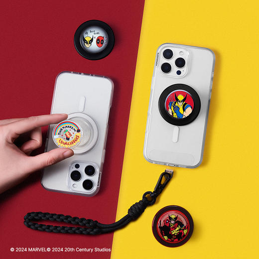 【死侍与金刚狼】卷饼时间到·MagSafe圆啪嗒 MAGSAFE磁吸手机气囊支架 Round圆啪嗒系列 商品图3