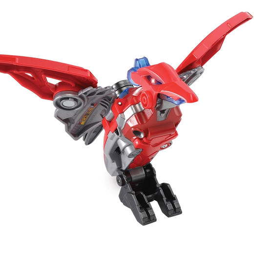 vtech伟易达 变形恐龙神兵小将变形机器玩具战车小型耐摔男孩3-4岁——翼龙（红色） 商品图5