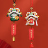 【2025国潮蛇年挂件】汽车挂饰 车内后视镜醒狮吊坠 车载新年礼物生肖蛇  商品缩略图3
