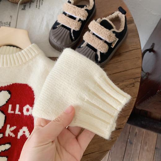 【YW】无忧购男女童可爱卡通针织衫毛衣加厚圆领新年服F0613（截单后7天发货)25年清仓捡漏 商品图5