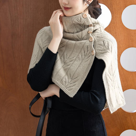 苏苏姐家松林披肩手工diy羊绒线棒针毛线团自制材料包 商品图1