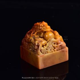 【龙戏珠】寿山石印章小-ZX2412070