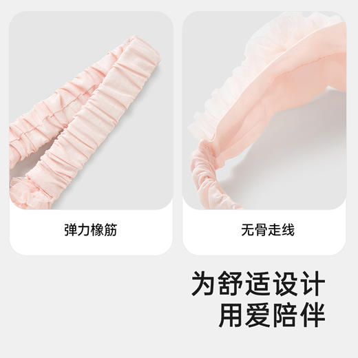 【商场同款】英氏婴儿发箍弹力网纱发带女宝发饰2025新款可爱发带 商品图3