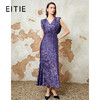 EITIE爱特爱气质V领修身高腰亮片礼服连衣裙2025春新款8177810 商品缩略图0