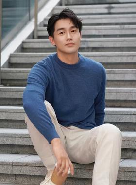 厂家直发100纯羊毛净版男士羊绒衫