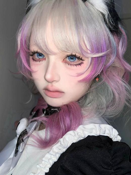 illusionDuck旗下 · 绒迹海蝶&莲迹海蝶&春迹海蝶&晨迹海蝶&蒲迹海蝶&暮迹海蝶&花迹海蝶｜ 14.5mm白狮参考着色大直径  半年抛美瞳  2片 商品图12