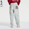 ONIARAI/鬼洗25春夏棒系列小年兽云朵棉宽松牛仔长裤男女 25N3405 商品缩略图2