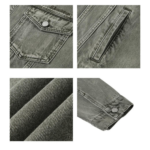 gxg.jeans男装  春季热卖翻领牛仔夹克JFX1E801401 商品图3