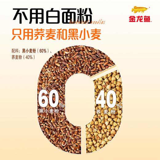 金龙鱼荞麦系列高纤荞麦挂面120G*6 商品图1
