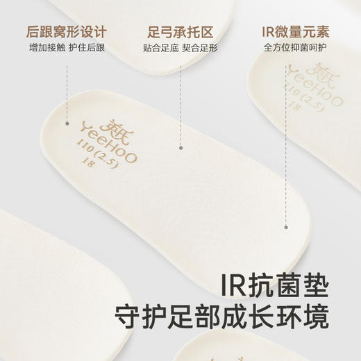 【商场同款】英氏儿童鞋春夏新款抗菌女宝可爱步前鞋软底防滑鞋子 商品图2