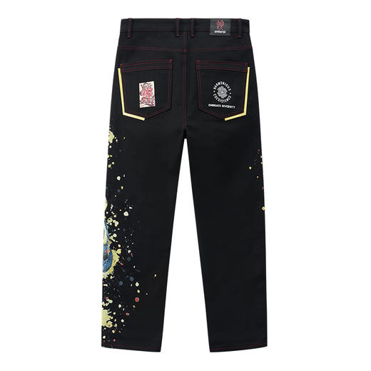 ONIARAI/鬼洗 蛇年贺岁青蛇吉祥物五袋牛仔裤 24A7405 商品图4