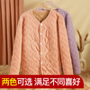 【加绒加厚】秋冬妈妈装中老年大码开衫保暖内衣女时尚印花上衣女6610女士绗缝开衫上衣 商品缩略图5