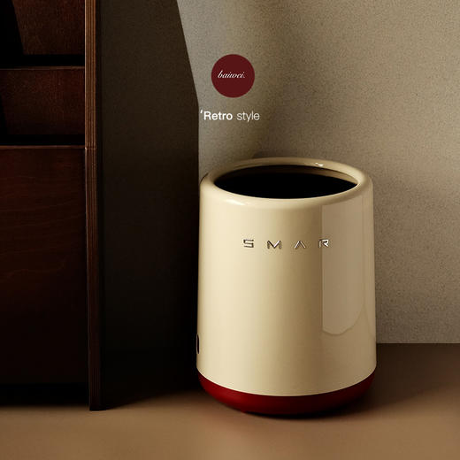 垃圾桶界的颜值天花板【复古法式轻奢双层垃圾桶】  ✅外观时尚，能与各种家居风格完美融合 ✅材质坚固耐用，环保健康，用的放心 ✅11L大容量 商品图2