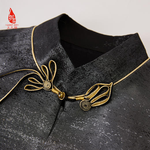 SAINTJOY/上久楷 女式宋锦马甲 中式上衣 中国风 复古 汉宫秋月 CY1044207006 商品图7