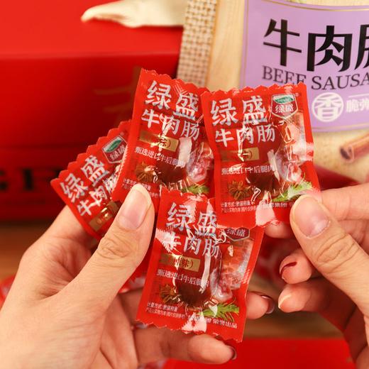 疯抢中！！【绿盛吉祥礼·年货礼盒】拉满年味 内涵9大包牛肉零食系列 鲜香好吃 送礼有面 542g 商品图11
