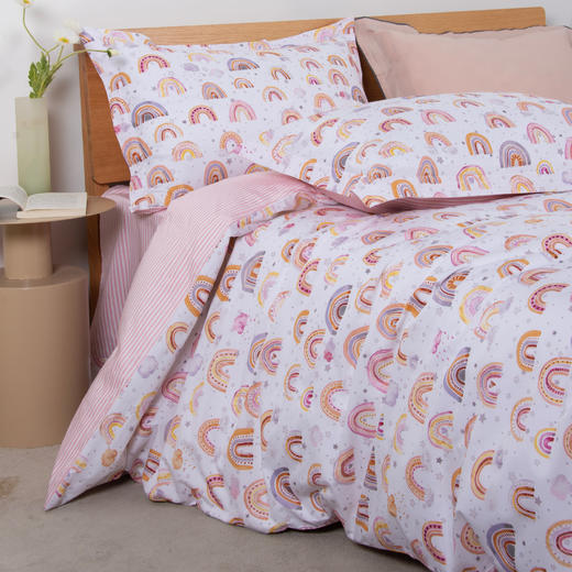 60S贡缎印花四件套-彩虹桥 商品图2