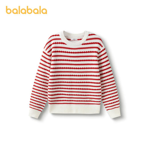 巴拉巴拉童装女童毛衣春装儿童针织衫甜美圆领上衣提花洋气时尚 商品图4