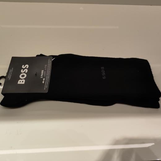 【订单实付低于299元，不发货.贴身衣物不退不换】HUGO BOSS 袜子男  50538200-001 黑色. 商品图1