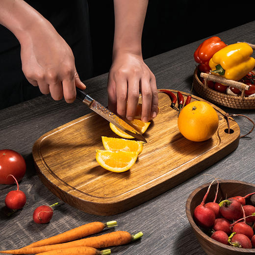 神田 匠系列厨房刀具套装三件套（中华菜刀+三德刀+多用刀） 商品图4