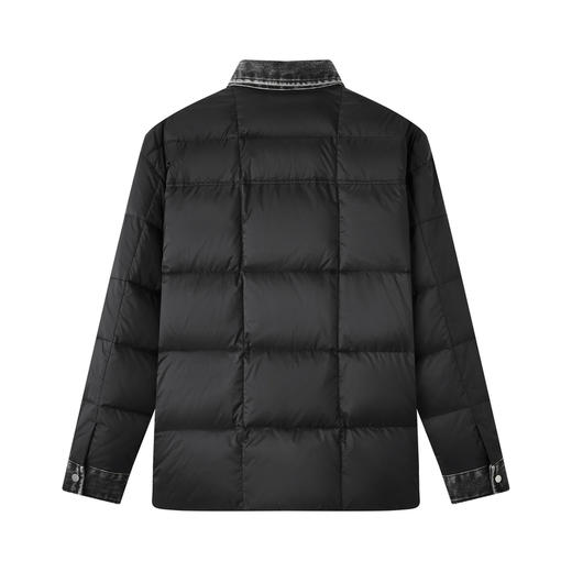 gxg.jeans男装冬季热卖黑色翻领短款羽绒服保暖舒适羽绒服J24XD254018 商品图1