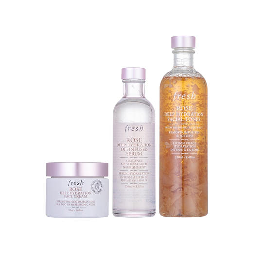 法国FRESH/馥蕾诗 玫瑰三件套(新旧版本随机发）【香港直邮】 商品图1