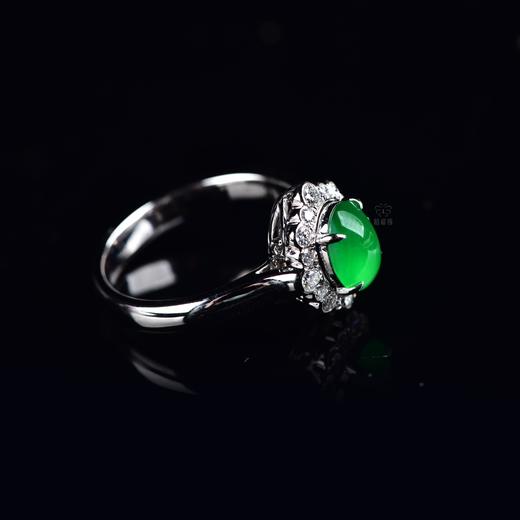 【灵秀】满绿翡翠戒指-JZ12406005 商品图3