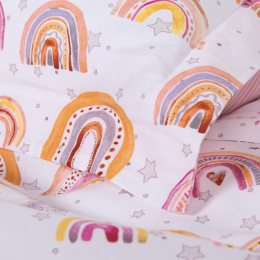 60S贡缎印花四件套-彩虹桥 商品图4