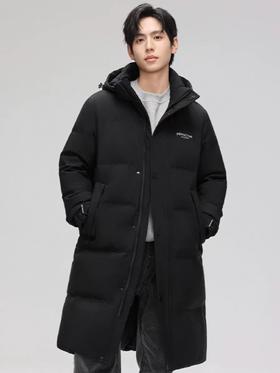 代工厂秒杀波司登男士90白鸭绒羽绒服中长款