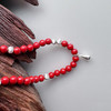 ELOANE GALLERY落岸 天然朱砂纯银水滴吊坠红色手链（7天内发货） 商品缩略图2