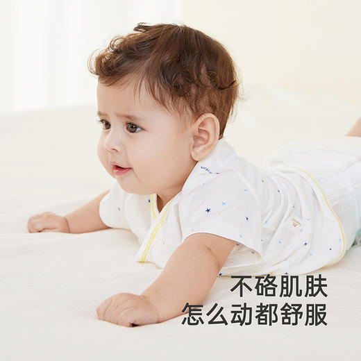 【商场同款】英氏婴儿半背衣新生儿家居服上衣宝宝睡衣秋冬初生儿 商品图3