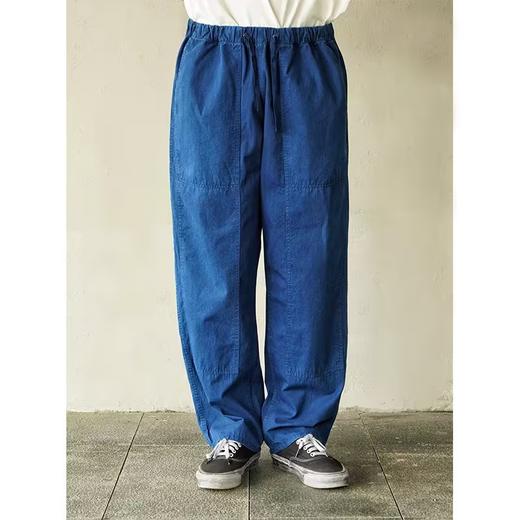 市井蓝染/宽松休闲工装长裤 商品图2