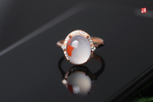 【雅韵】南红冰飘戒指 商品图0