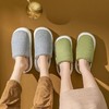 乳胶棉拖鞋女 冬季新款居家用 防滑厚底情侣棉拖鞋 乳胶中底 一踩一回弹 保暖乳胶拖鞋 每一步都踩在乳胶枕上 商品缩略图2