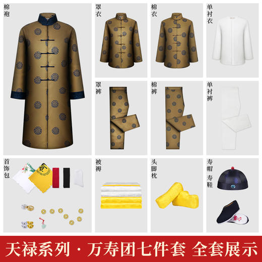 天禄-万寿团-男唐装 商品图2