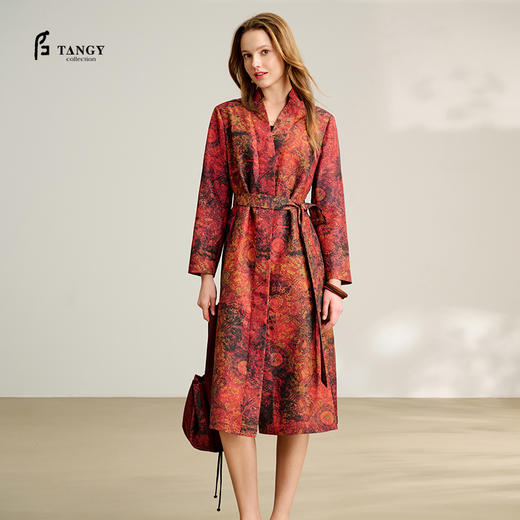 TANGY Collection/2025天意精品春季新品中国风女士风衣外套 商品图0